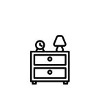 bedside table 